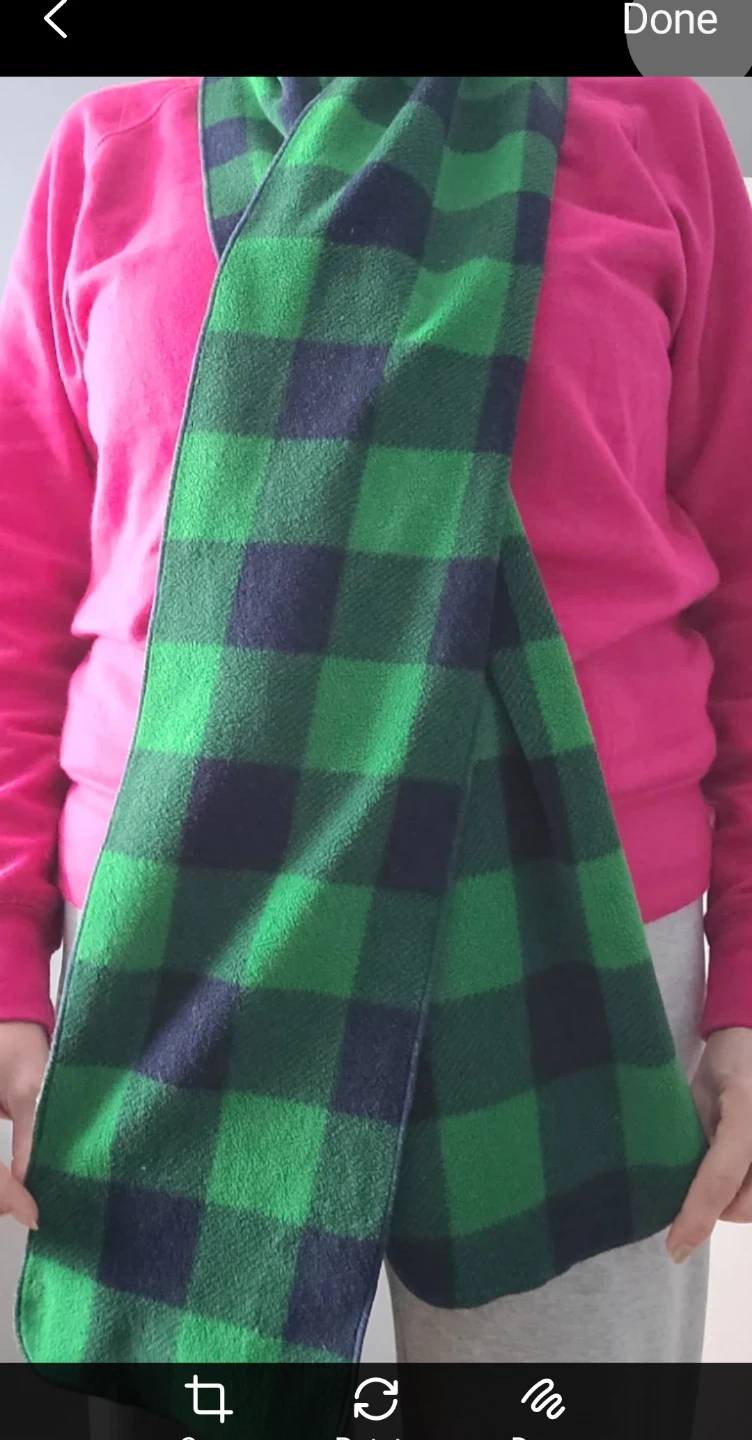 Winter warm Plaid Fleece Scarf🥕 - photo 2