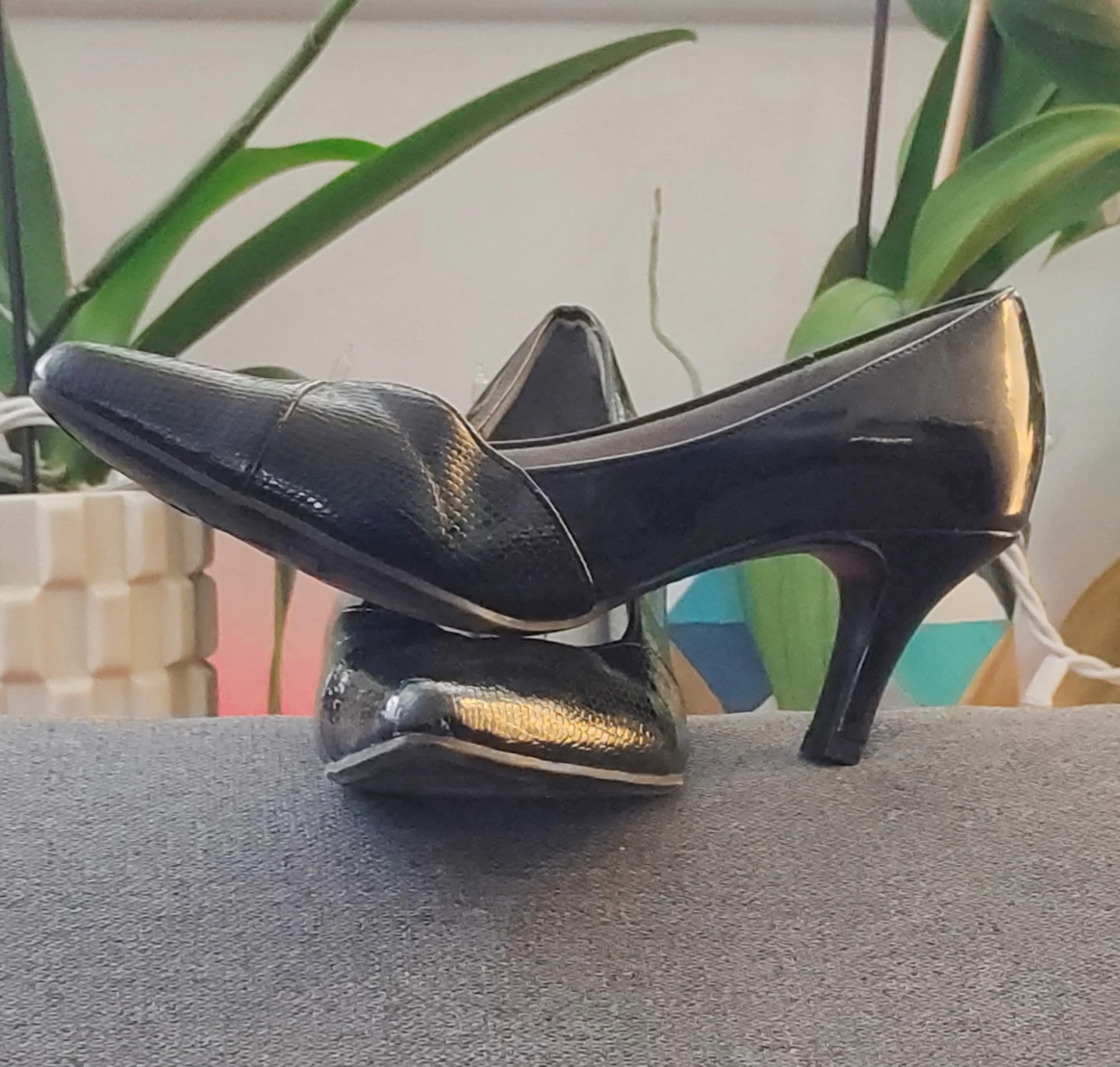 LifeStride Women's Black Pointed Toe Heels Size 7 - photo 2