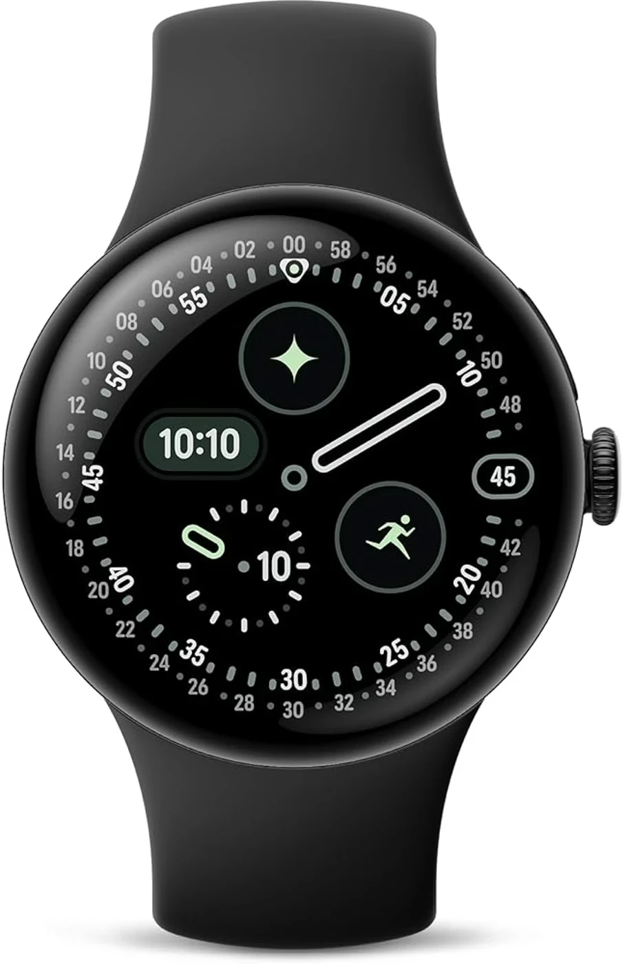 Google Pixel Watch 4 - 41mm, Wi-Fi, Obsidian Active Band