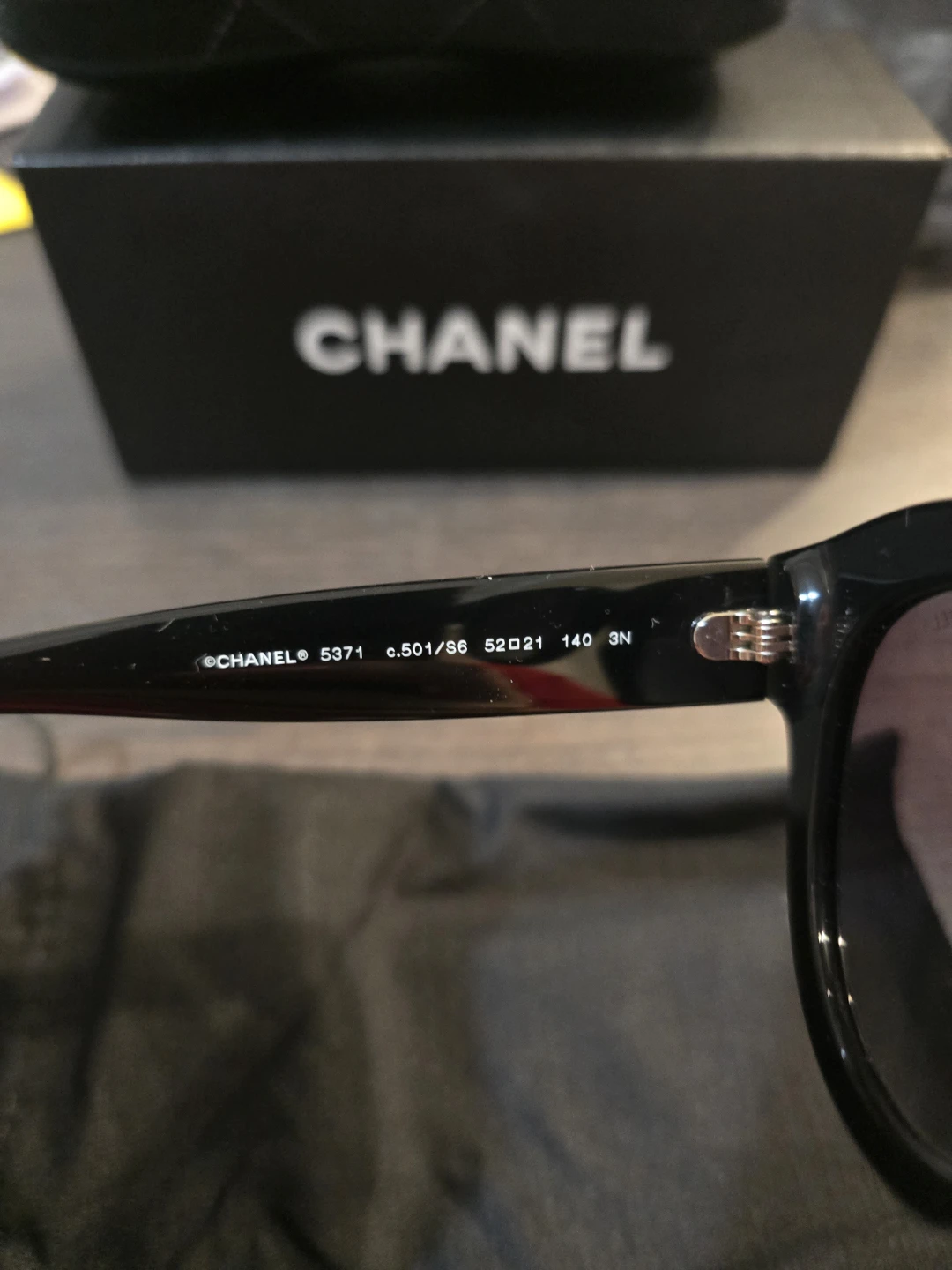 Chanel Sunglasses Cat Eye Black 5371 - photo 3