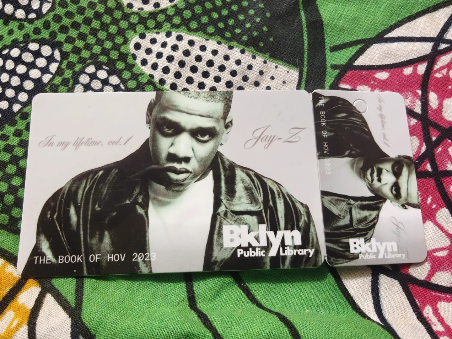 Jay-Z "In My Lifetime, Vol. 1" Brooklyn Public Library Card🥕