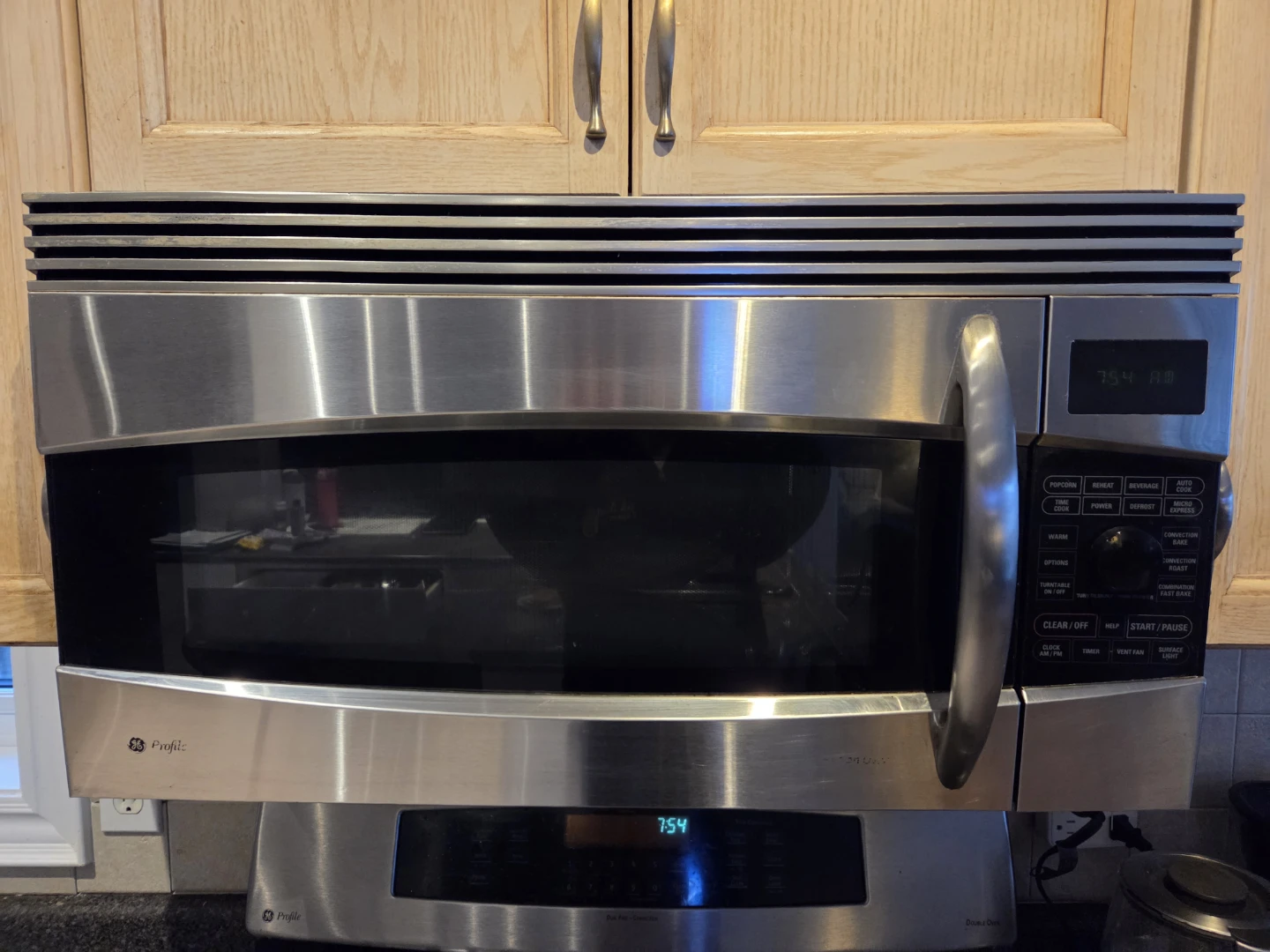 GE Profile above range Convention Oven and microwave