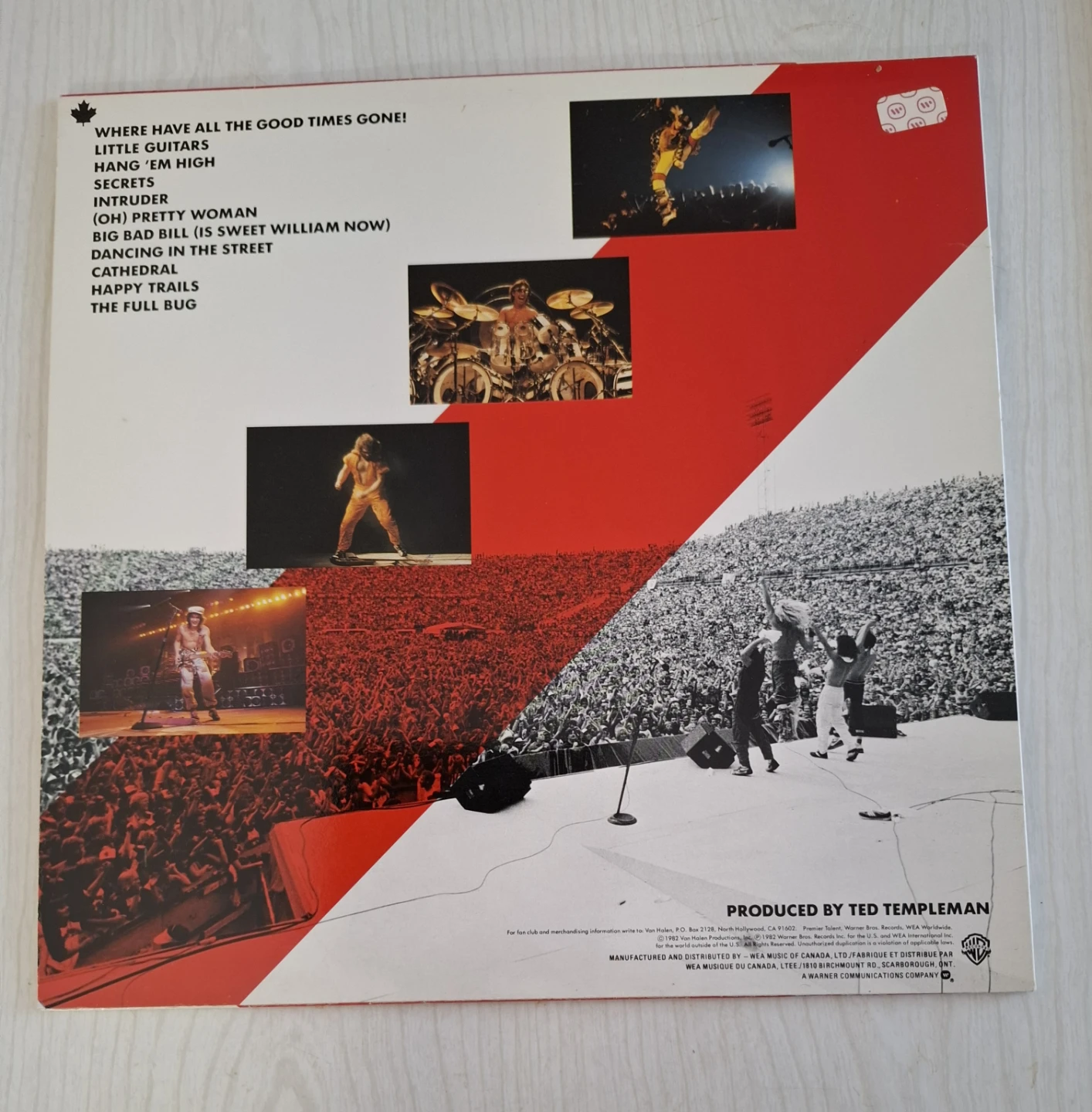 Van Halen Diver Down Vinyl Record - photo 2