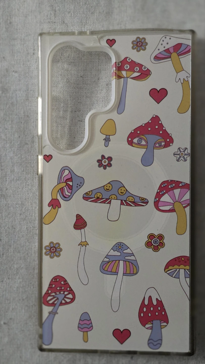 Phone Case with Mushroom Design samsung s24 - photo 2