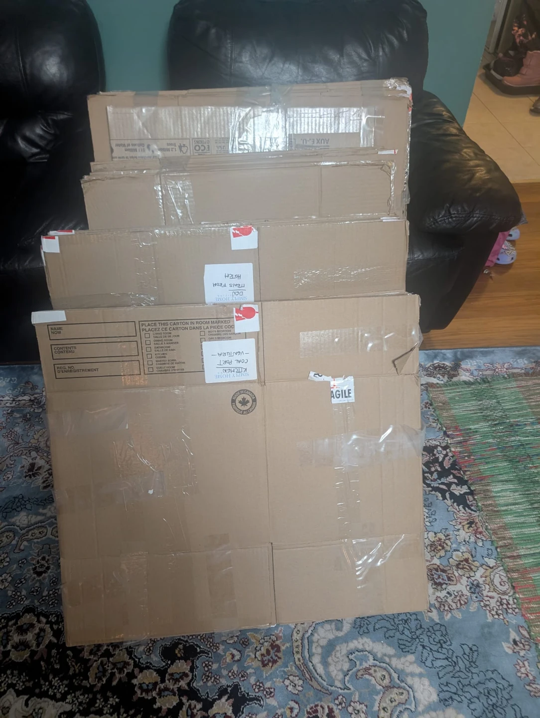 Assorted Cardboard Moving Boxes - photo 3