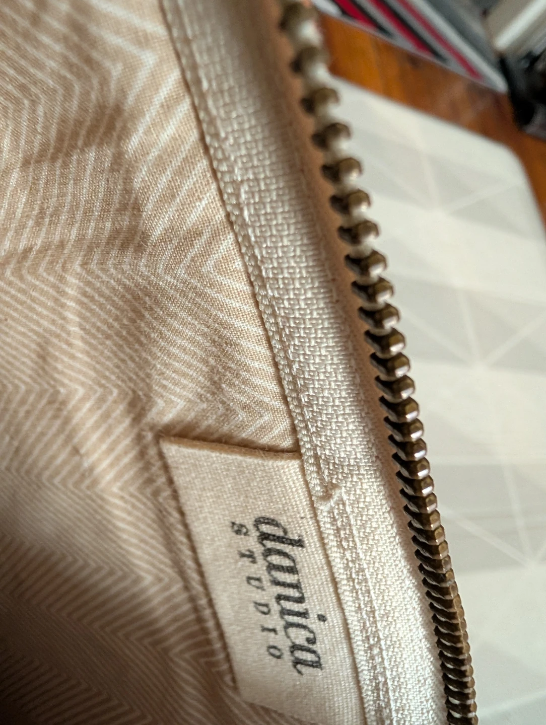 Danica Studio Zipper Pouch - Orange Hare & Fern Design🏆