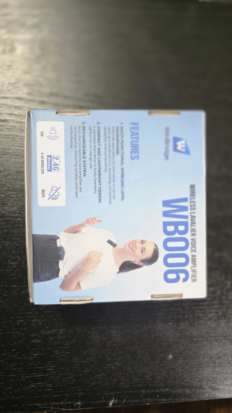 WinBridge WB006 Wireless Lavalier Voice Amplifier - photo 2