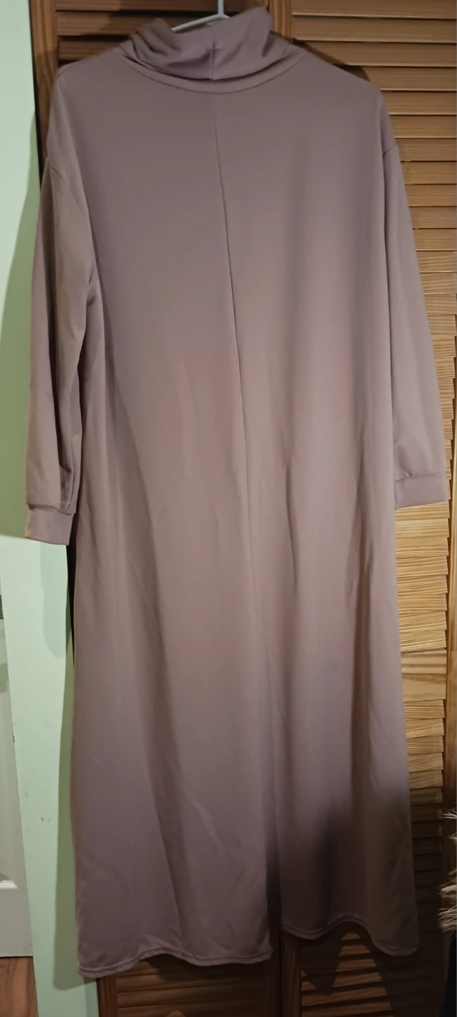 🏆Winter Long Sleeve Turtleneck Maxi Dress - photo 2
