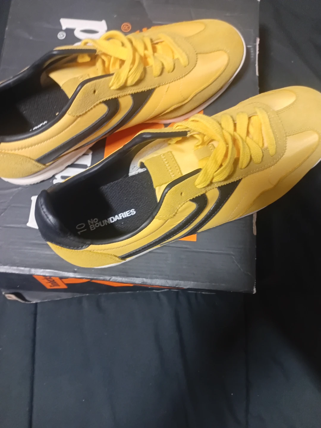 No Boundaries Men's Yellow Running Shoes Size 10 - photo 2