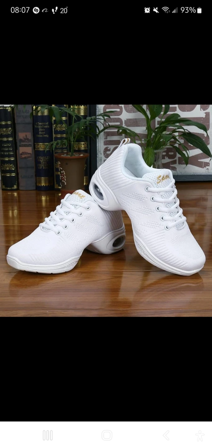 White Dance Sneakers