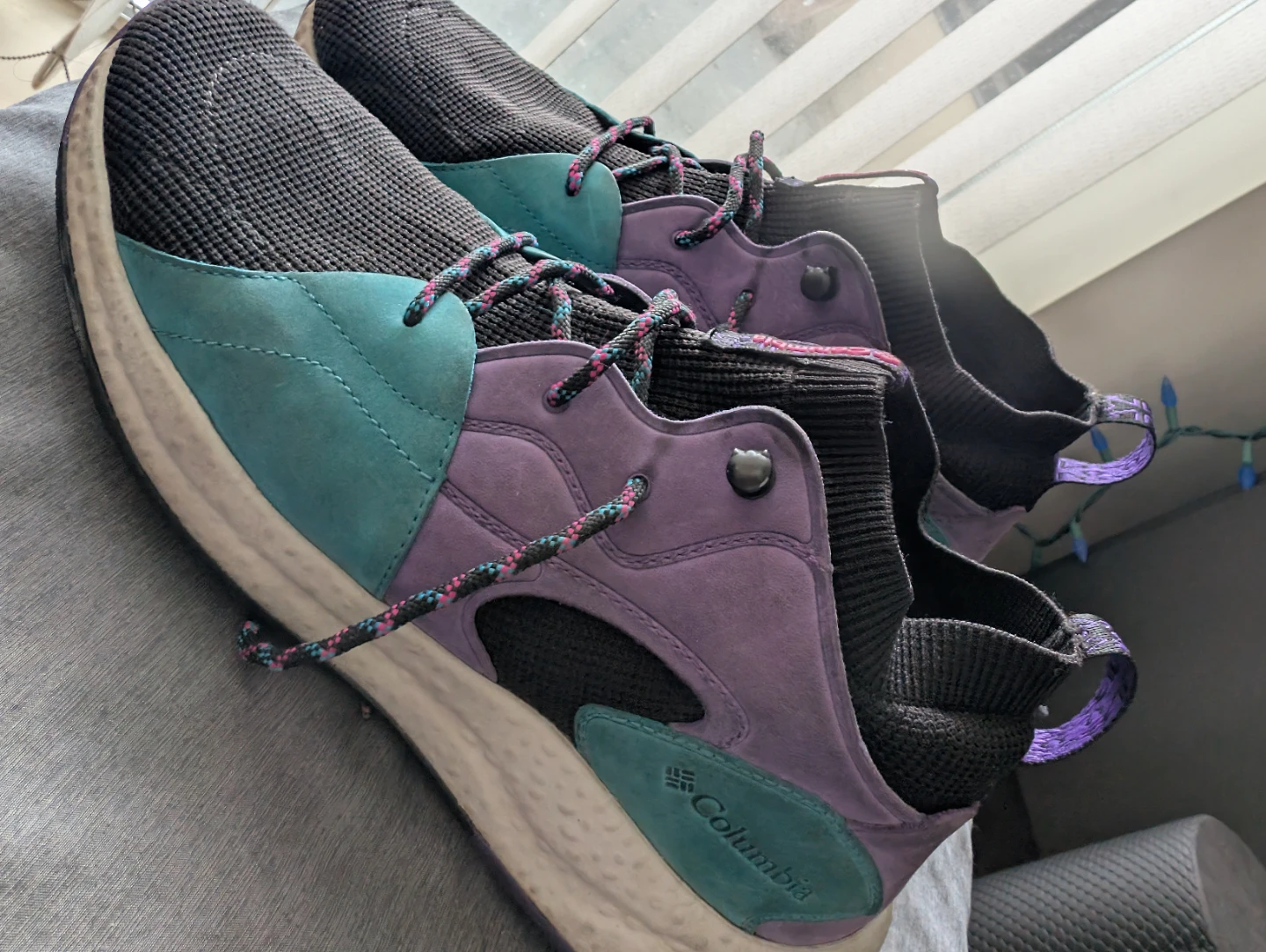 Columbia retro Shoes - Purple/Teal - photo 2