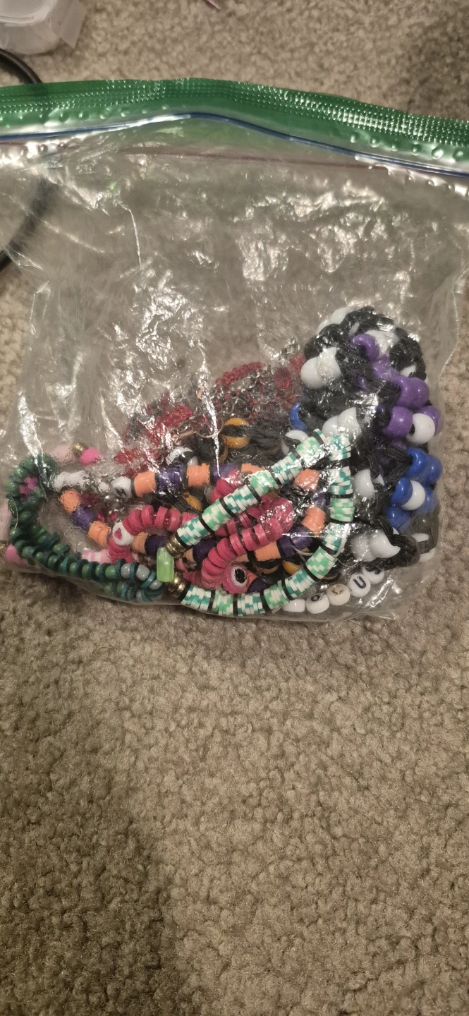 Assorted Colourful Beaded Bracelets