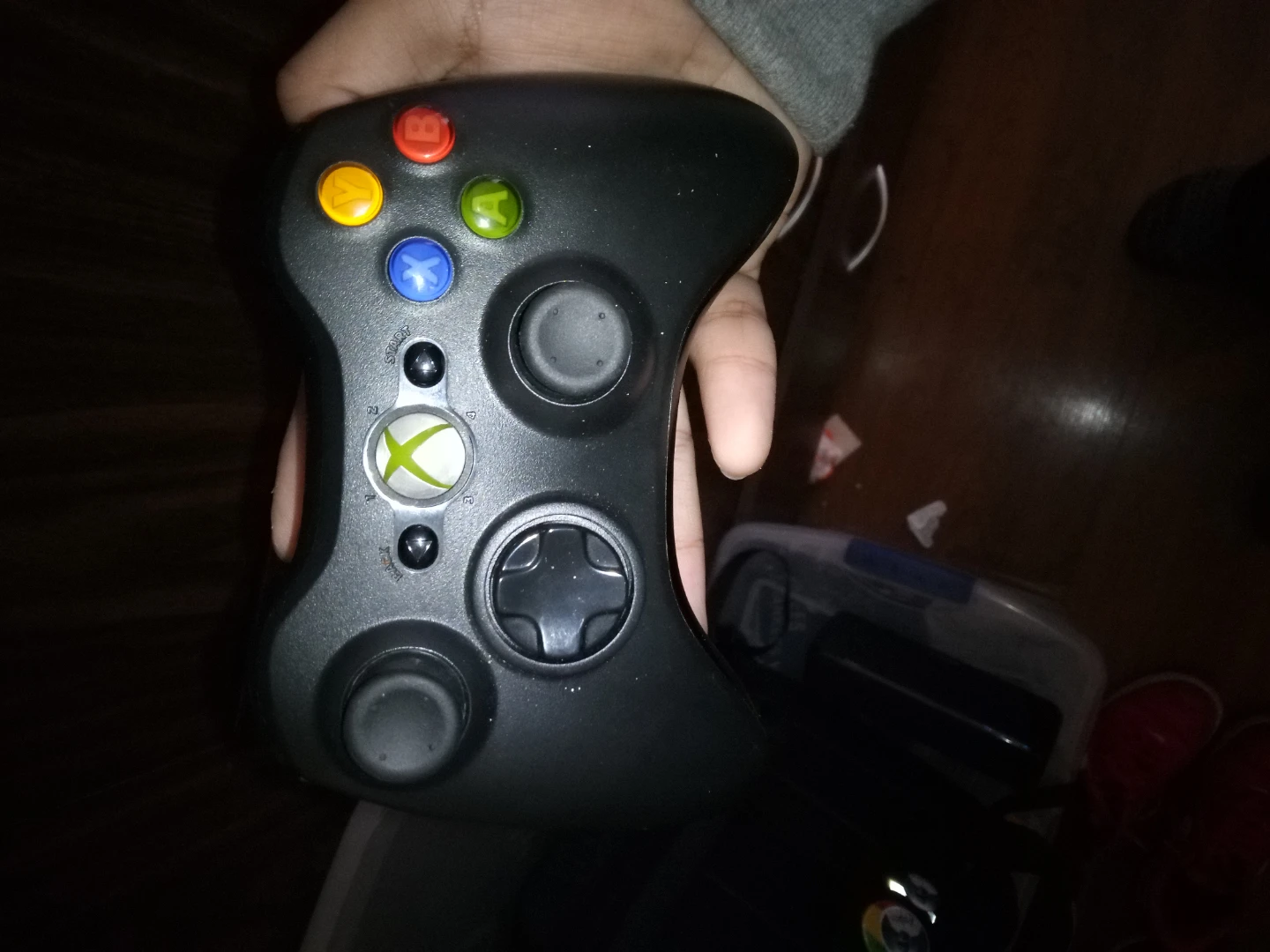Black Xbox 360 Wireless Controller