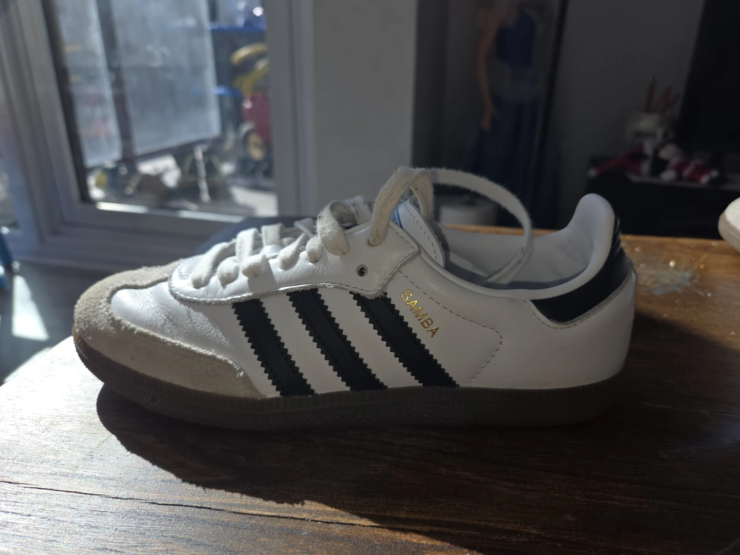 Adidas Samba Classic Shoes White Black Size US 6 - photo 4