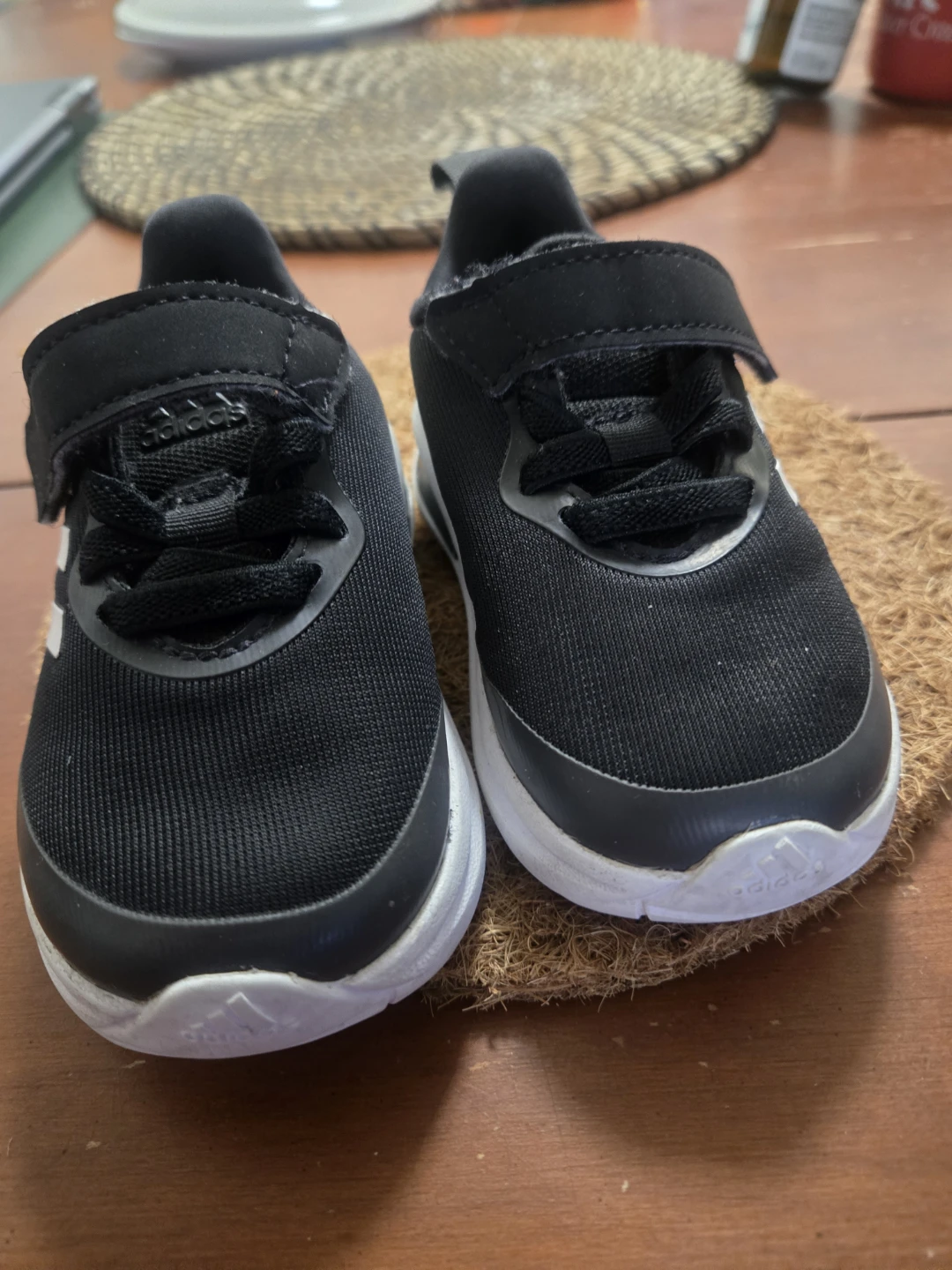 Adidas Black Running Shoes - Toddler Size 5K
