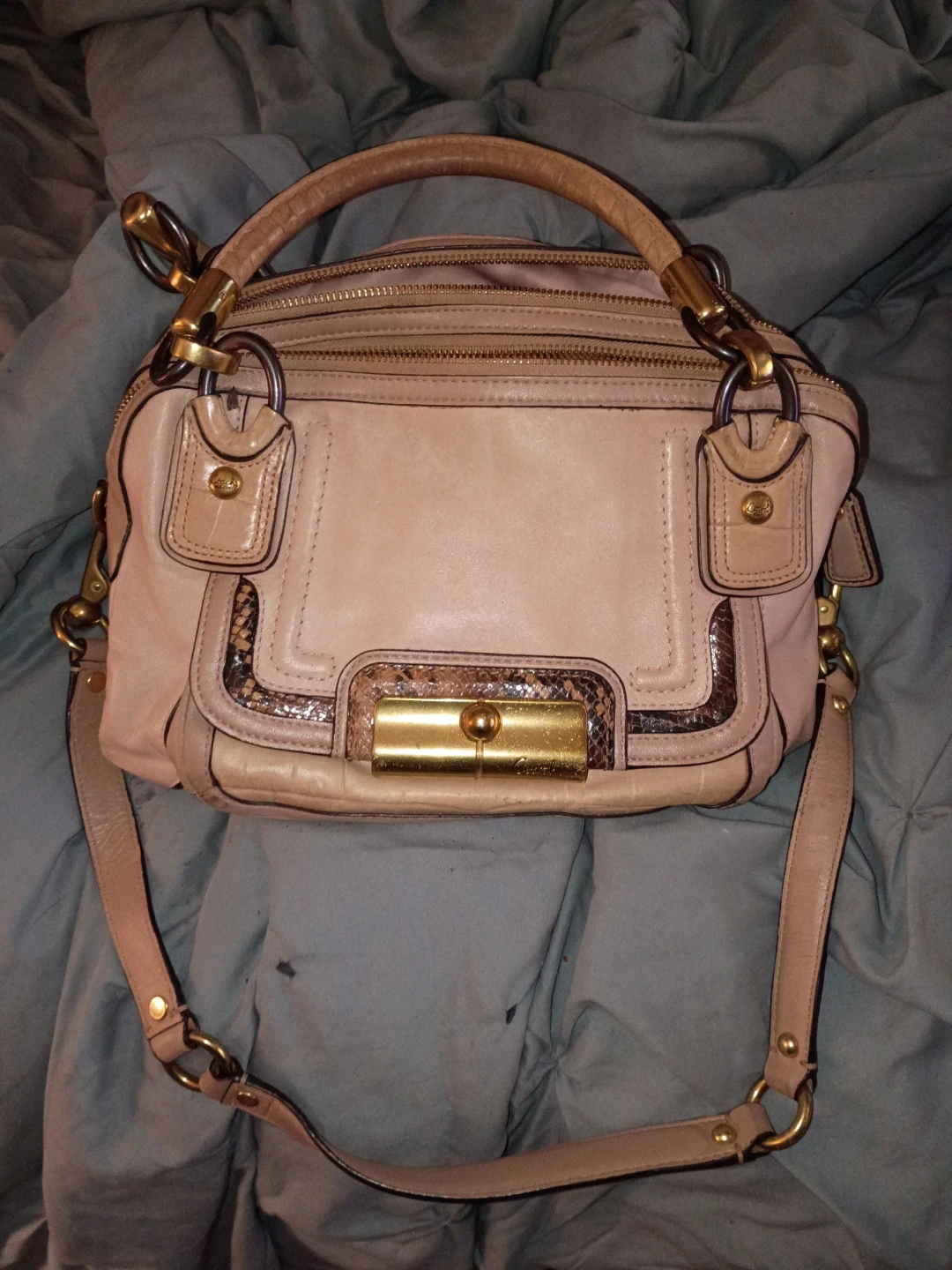 Coach Leather Satchel Bag