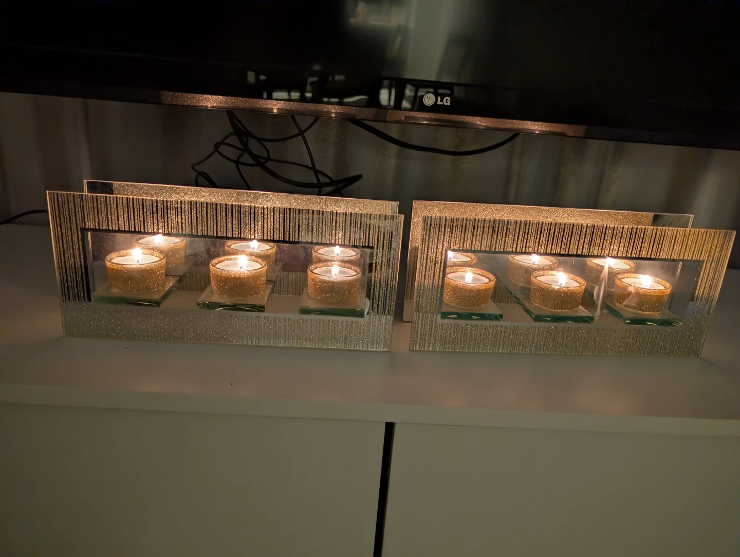 Set of 2 Mirrored Candle Holders - photo 5