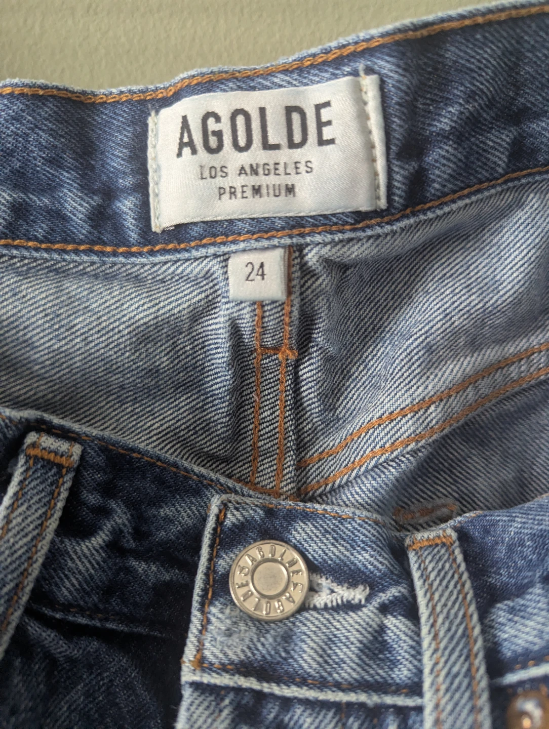 AGOLDE Denim Shorts Size 24 - photo 3