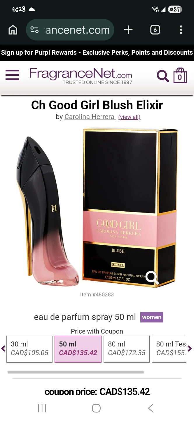 Carolina Herrera Good Girl Blush Elixir Eau de Parfum 50ml - photo 5