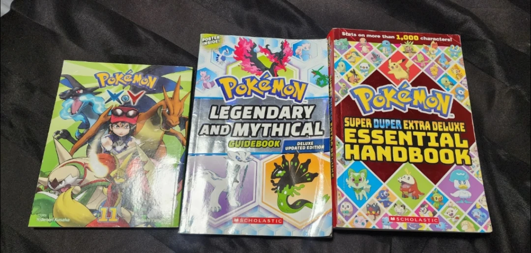 3 Libros de Pokemon