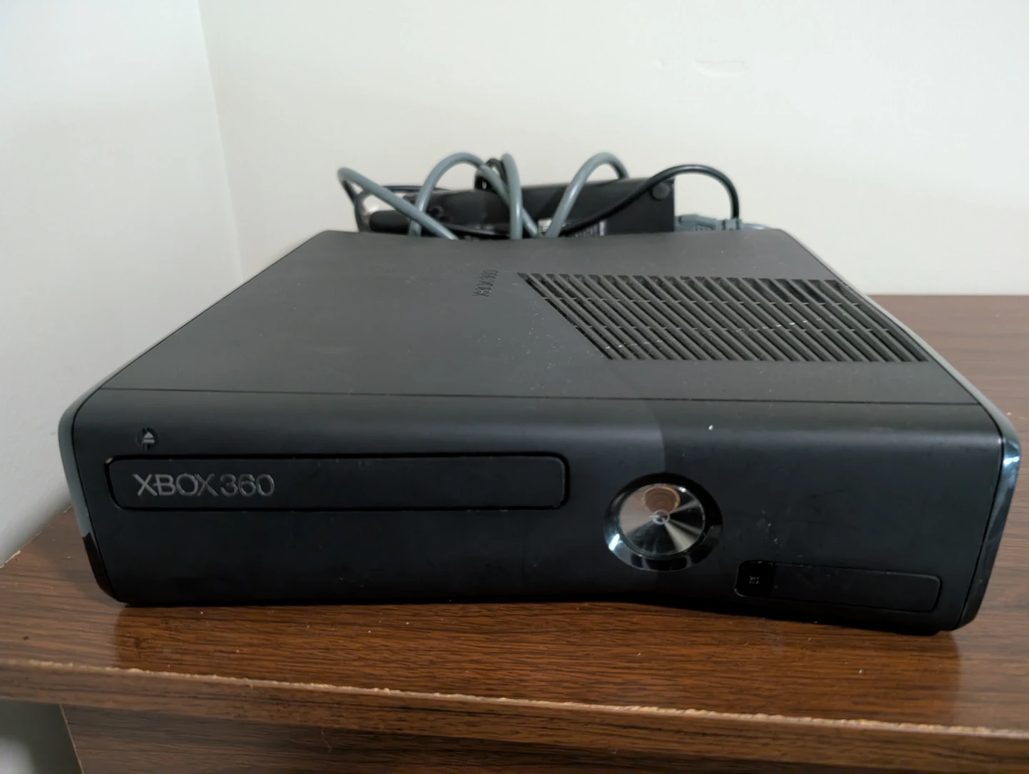 Xbox 360 Console with 3 Controllers and 8 Games