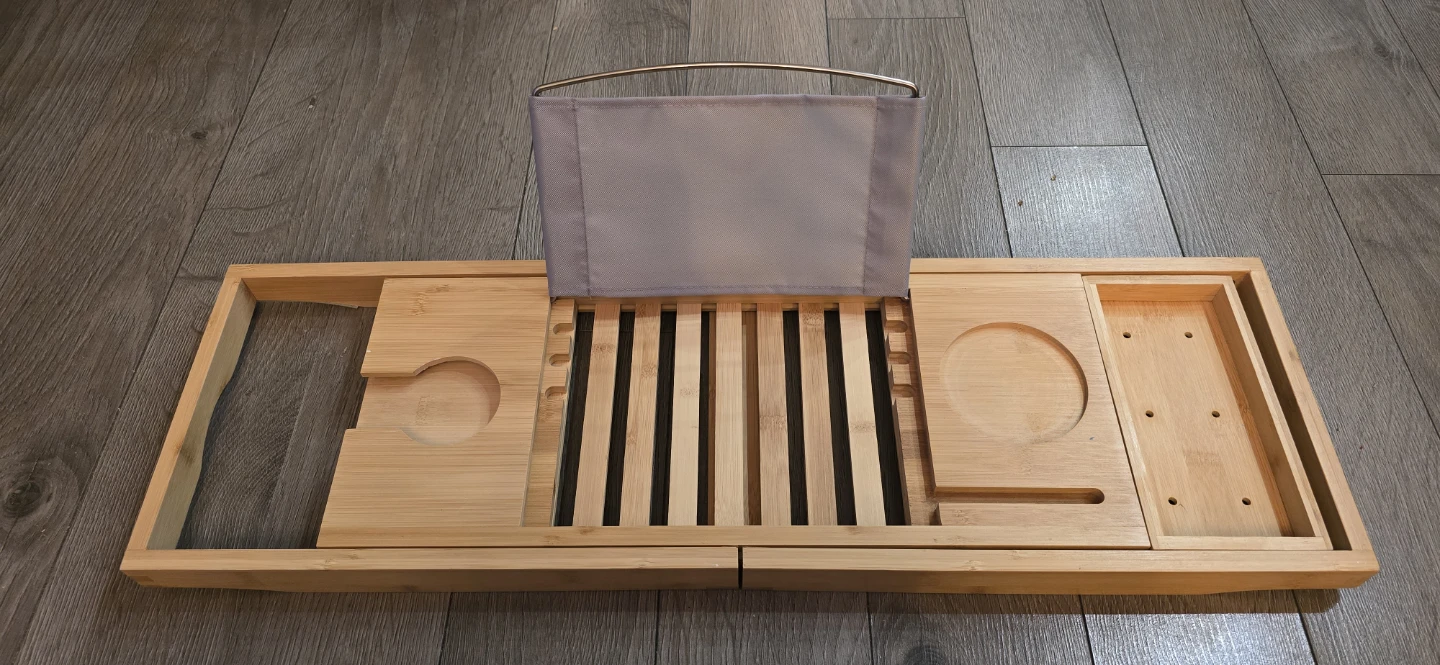 Bamboo Bath Caddy Tray