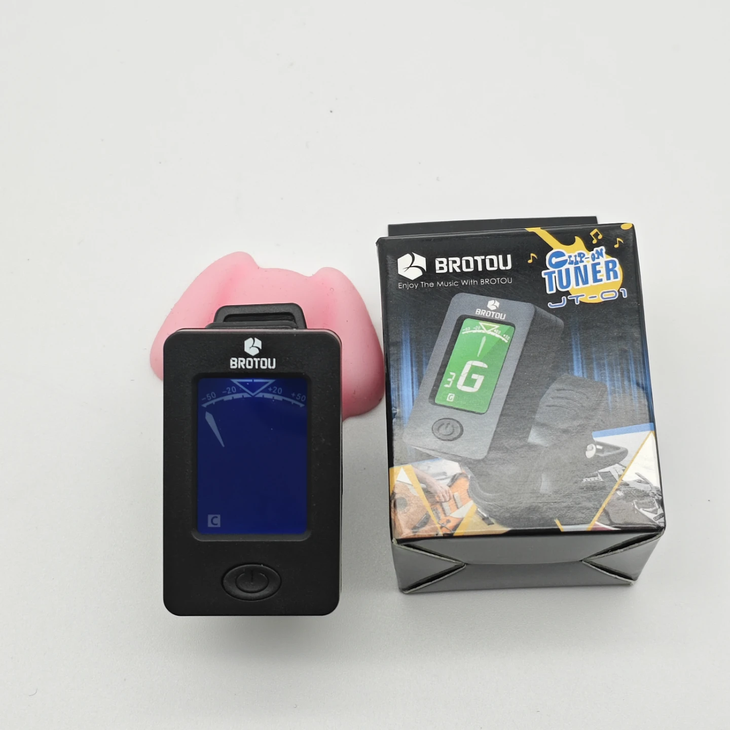 Brotou Clip-On Tuner JT-01 for Guitar, Bass, Ukulele - photo 2