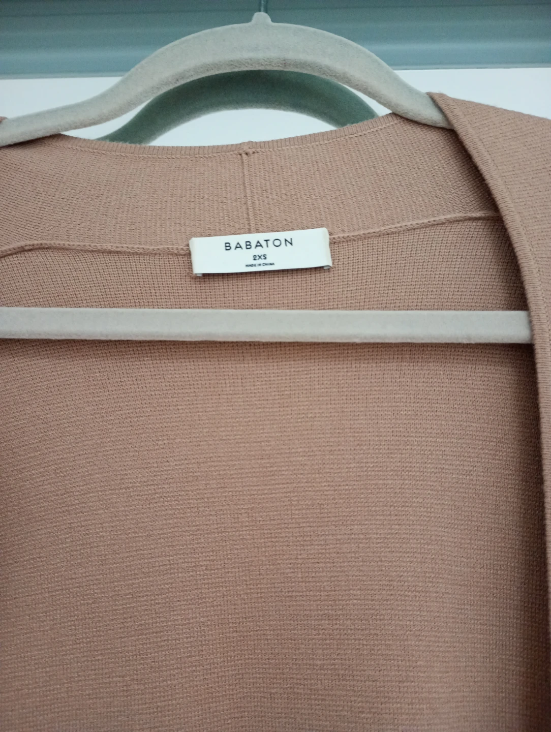 Babaton Long Cardigan - Tan - XXS - photo 4