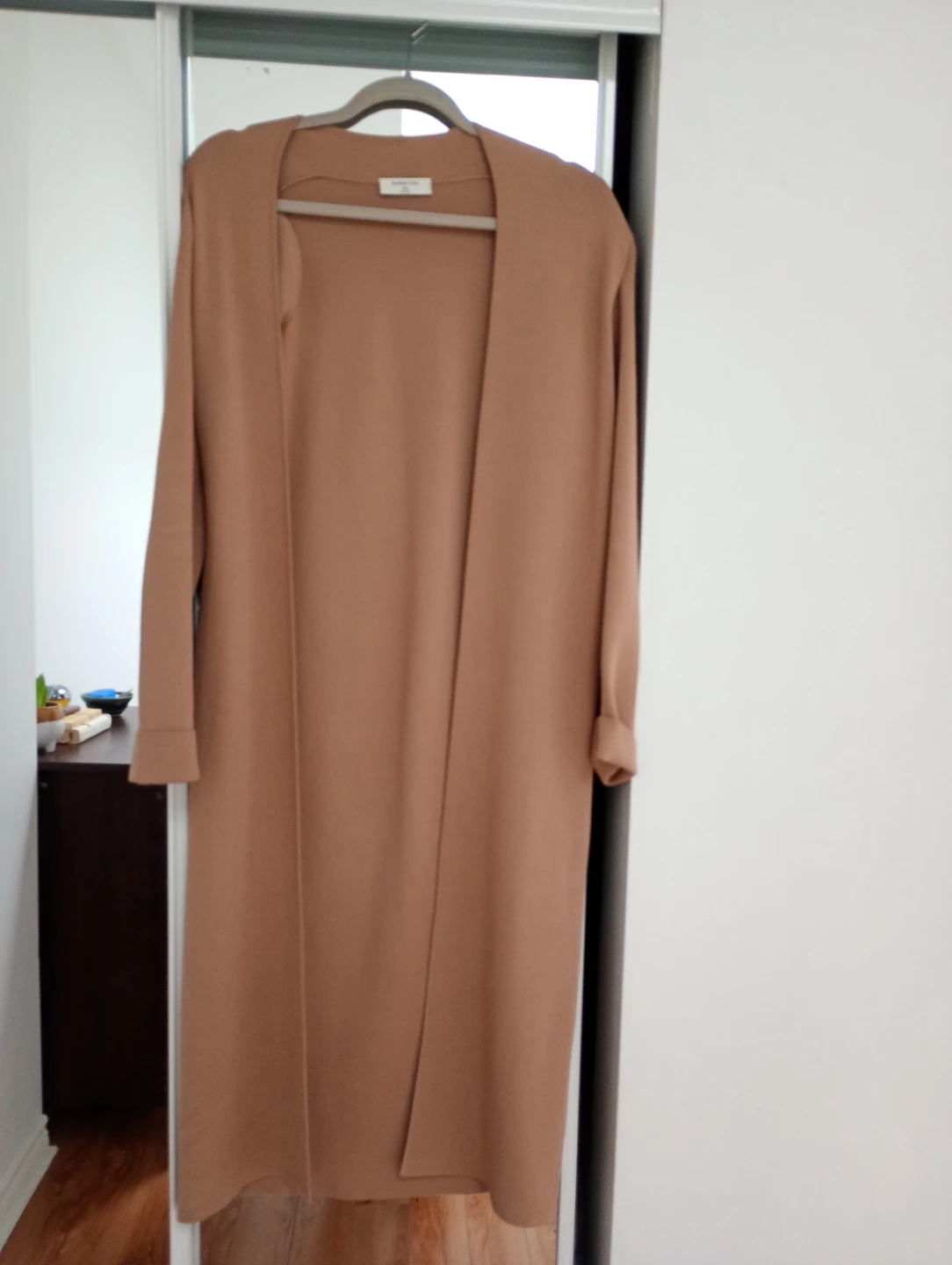 Babaton Long Cardigan - Tan - XXS