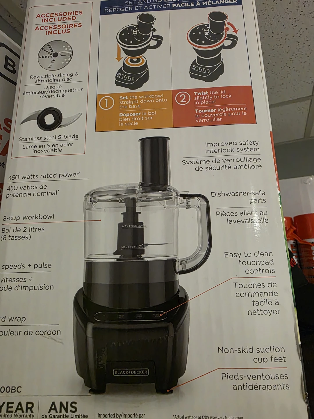 BLACK+DECKER 8-Cup Food Processor - photo 2