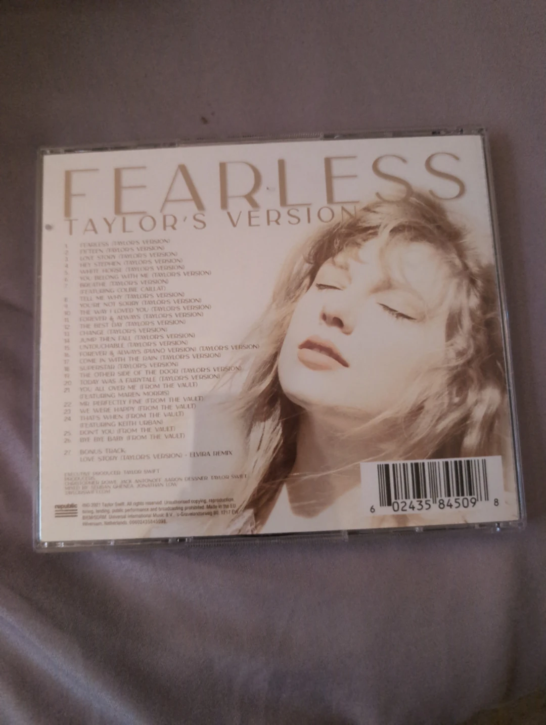 Taylor Swift Fearless (Taylor's Version) CD - photo 2