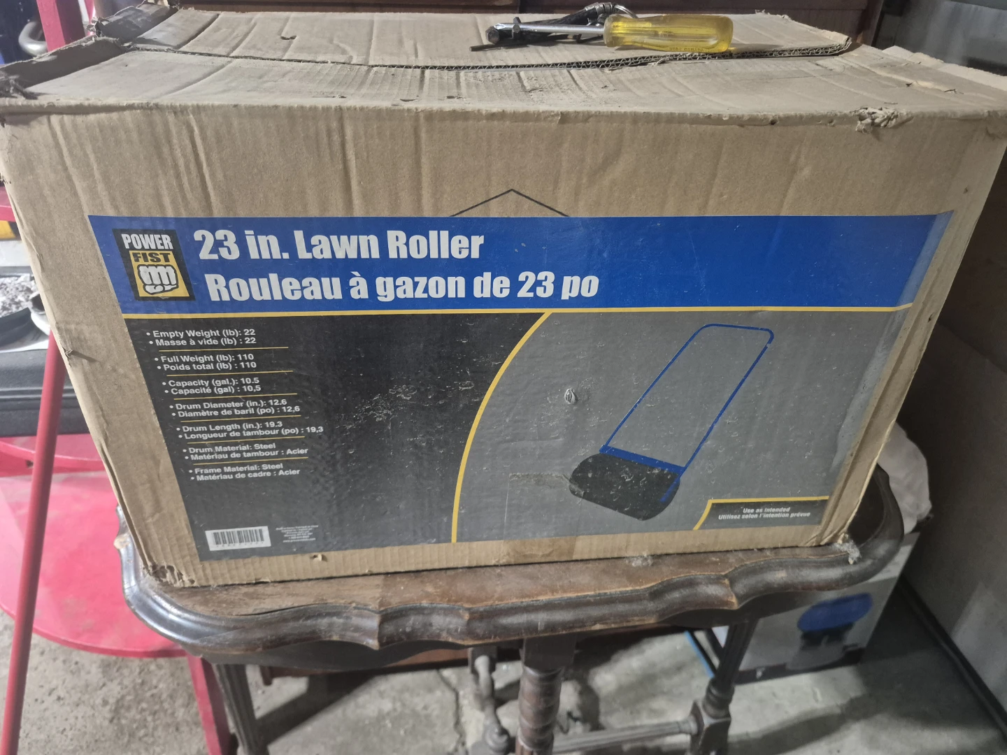 Power Fist 23 in. Lawn Roller
