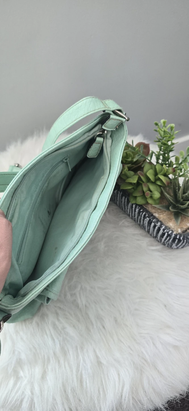 Light Green/ Aqua Crossbody Purse - photo 3