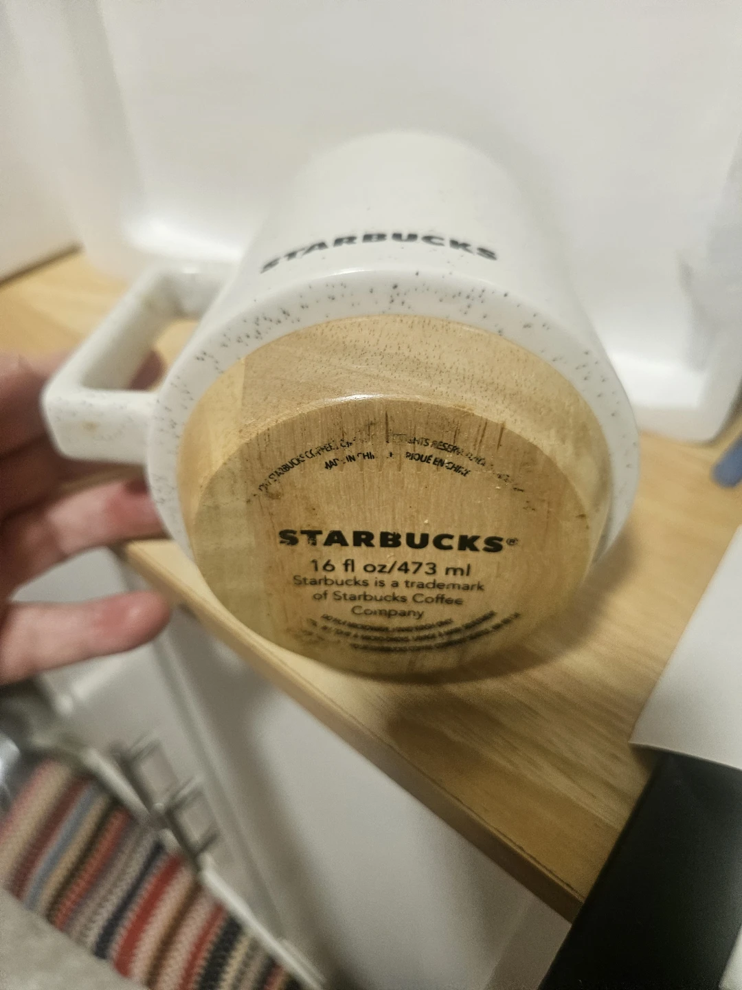Starbucks Speckled Ceramic Mug - 16 oz - photo 2