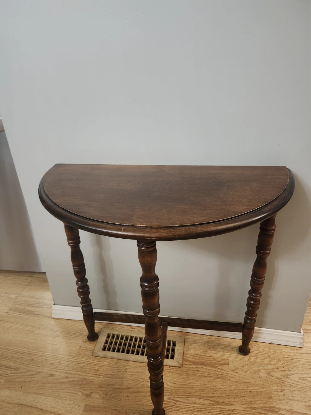 Half-moon table