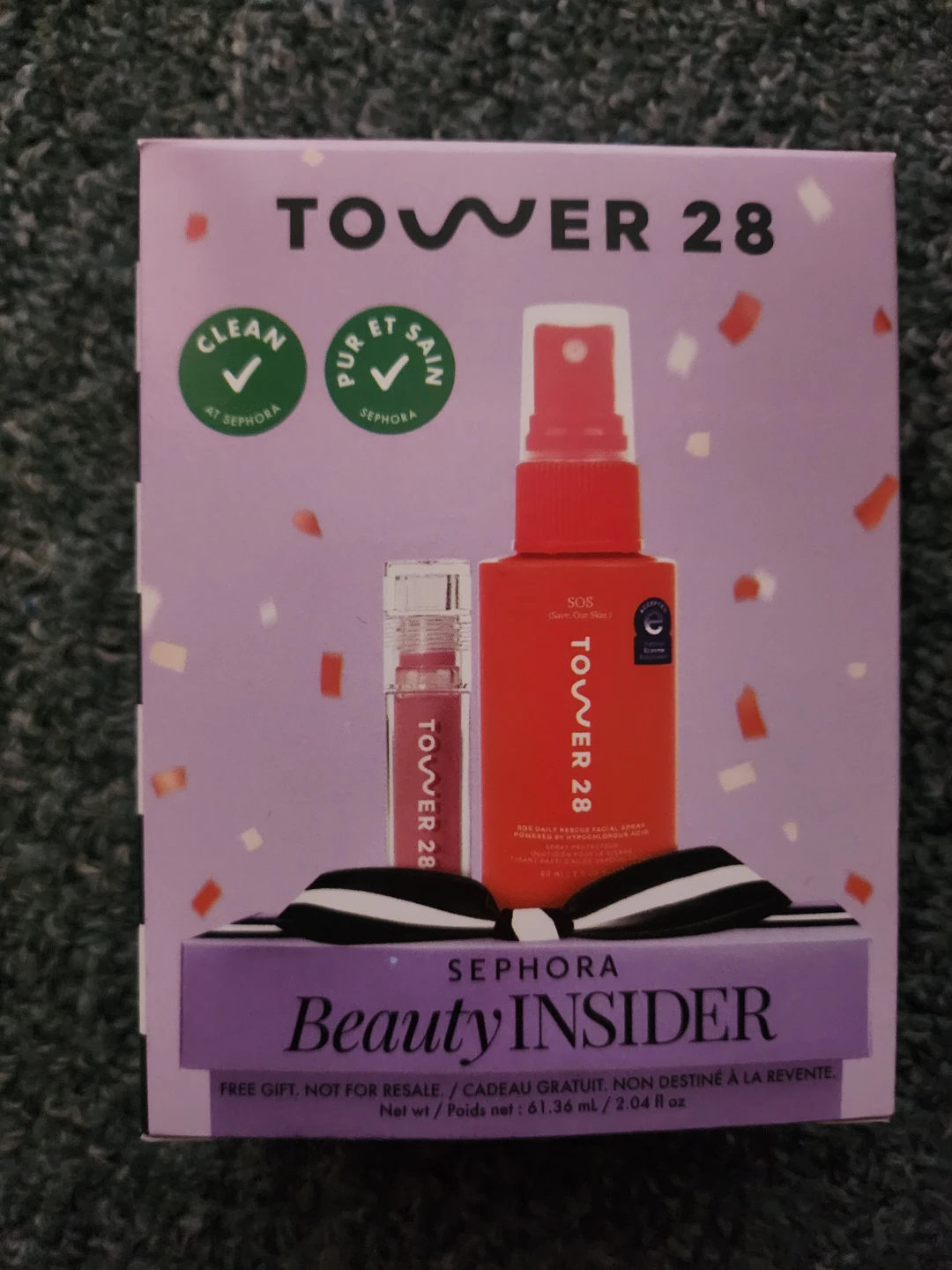 Tower 28 SOS Daily Rescue Facial Spray & Pistachio Lip Jelly