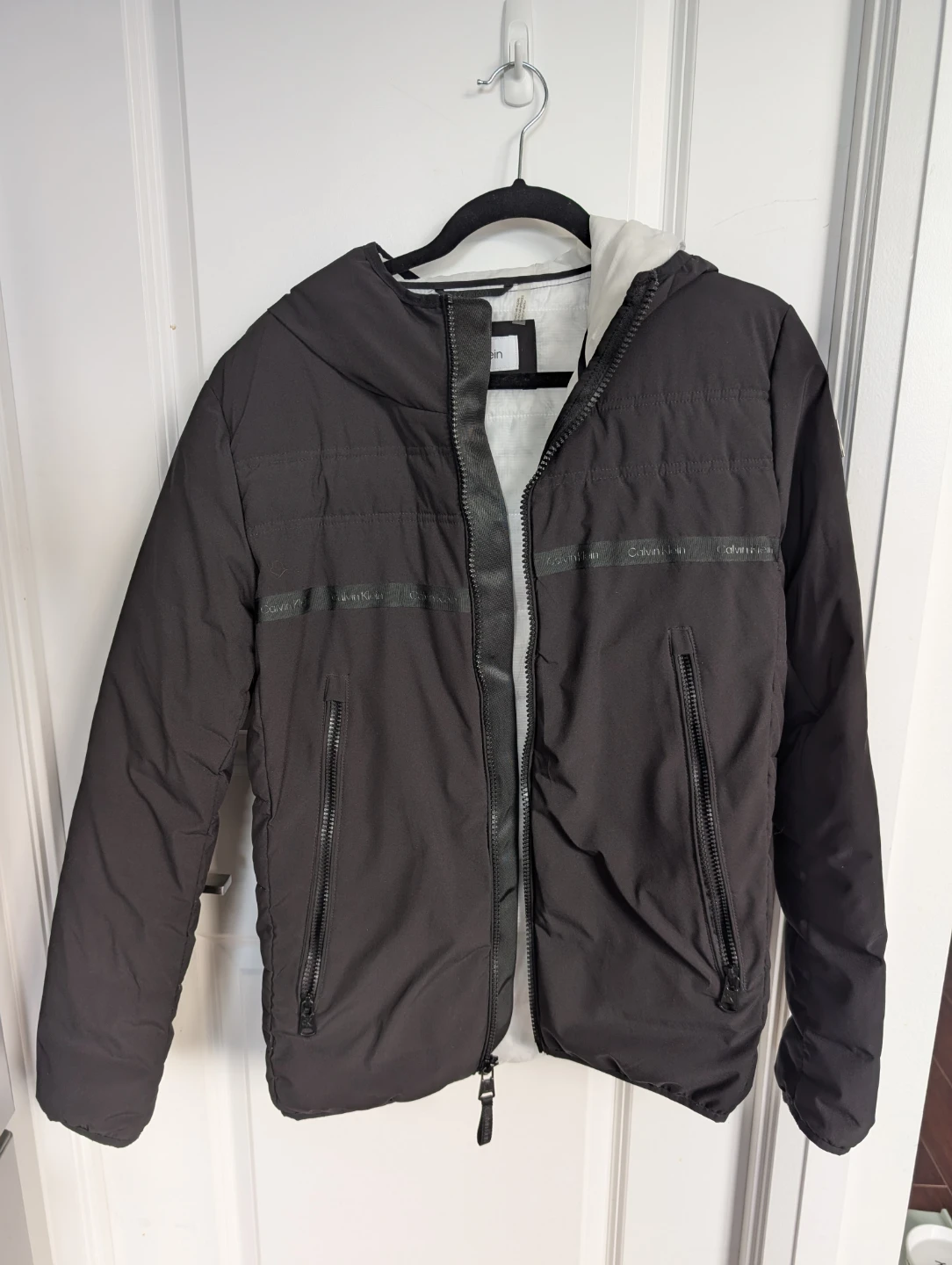 Calvin Klein Black Puffer Jacket - Size S