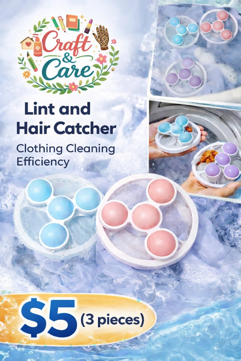 Lint & Hair Catcher