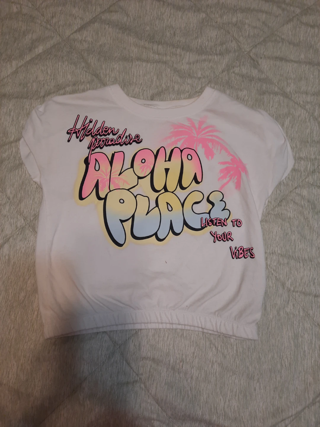 White Aloha Place T-Shirt