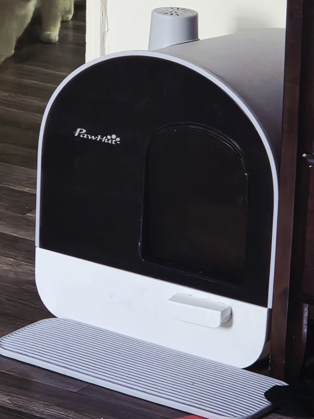PawHut Enclosed Cat Litter Box with Scoop and Mat - photo 3