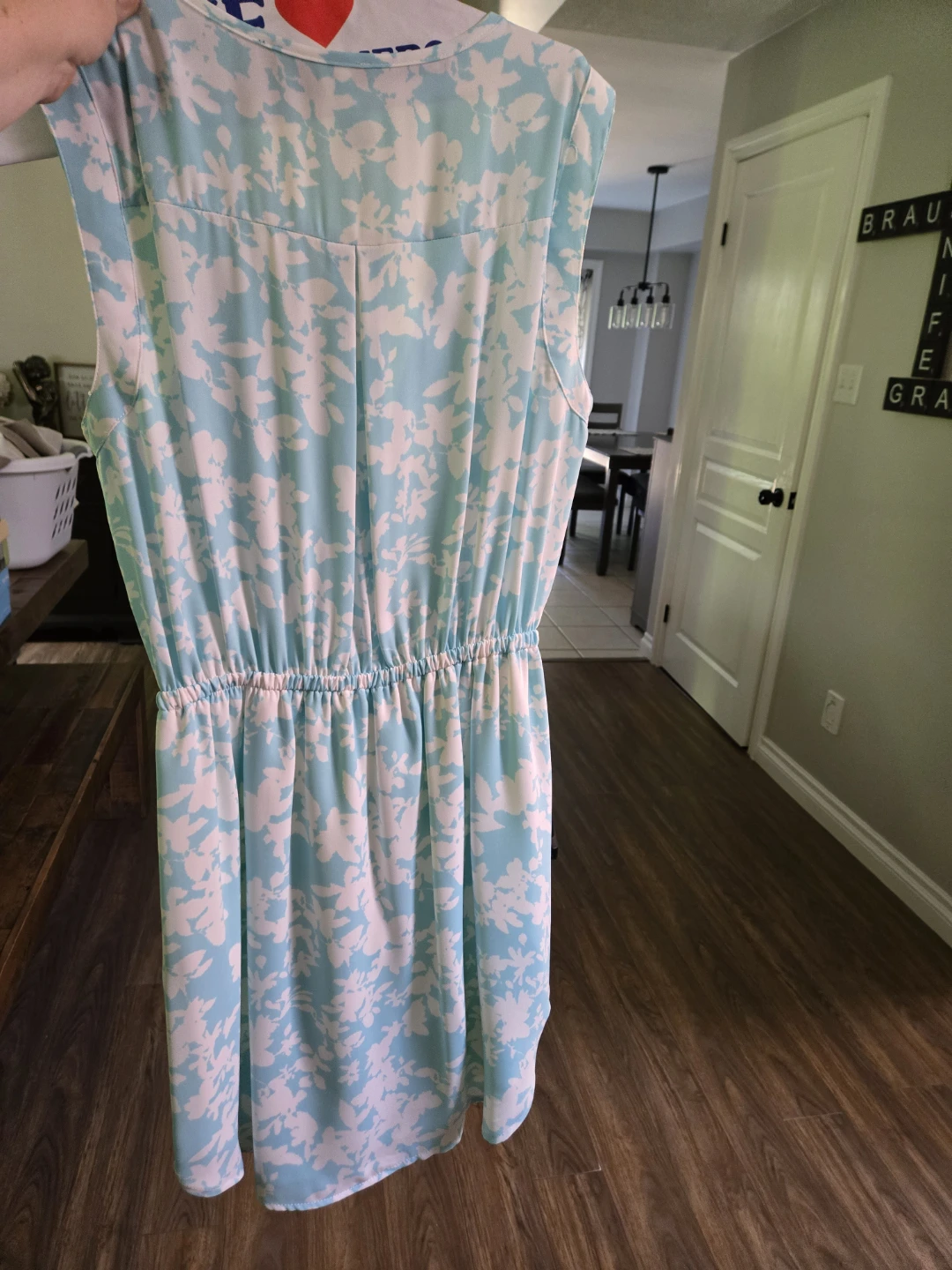 Dynamite Blue Floral Dress - Size Medium - photo 2