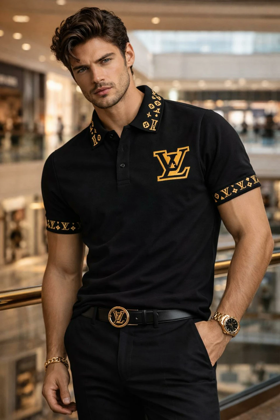 Louis Vuitton Monogram Polo Shirt size  L and XL - photo 4