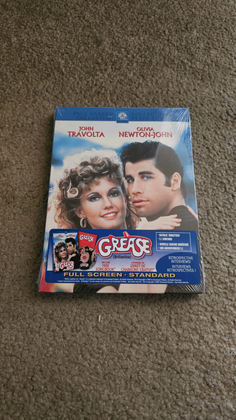 New sealed Grease Blu-ray Movie