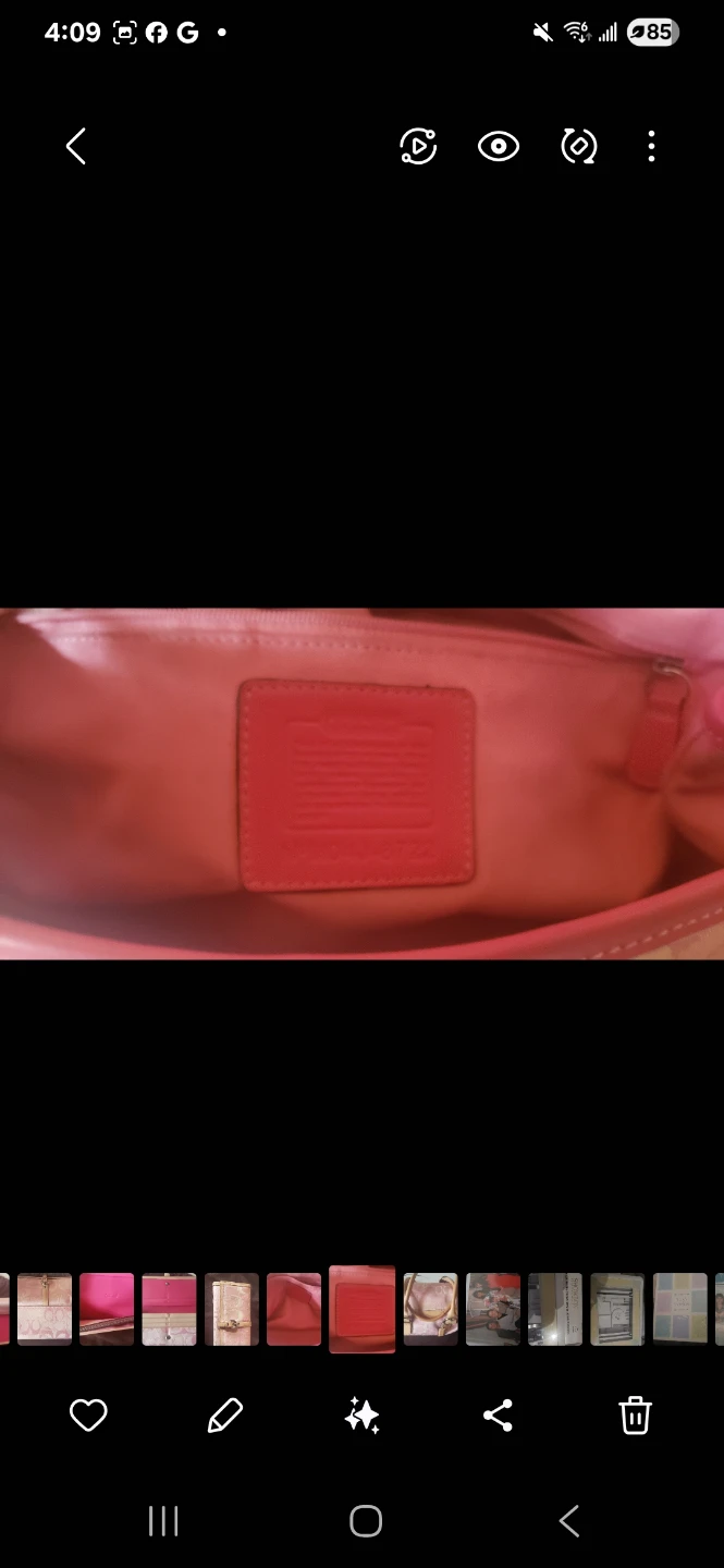 Coach Pink Signature C Monogram Wallet - photo 2