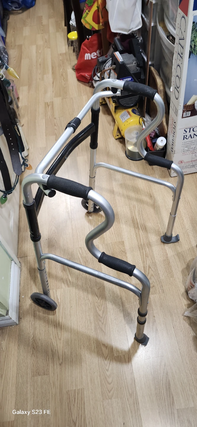 Adjustable Folding Walker