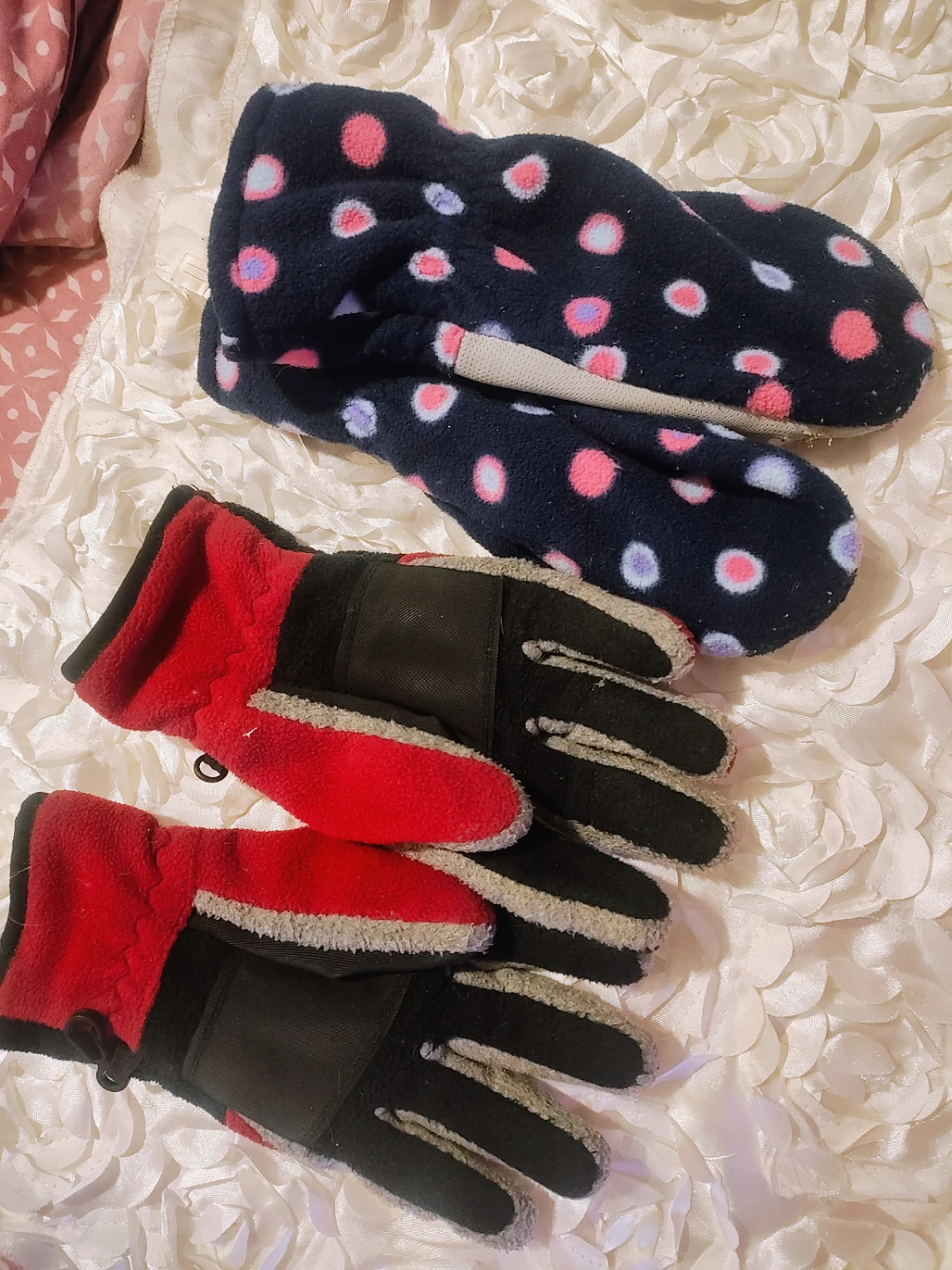 🏆Lands' End & Gap Kids Fleece Gloves - Size L - photo 2