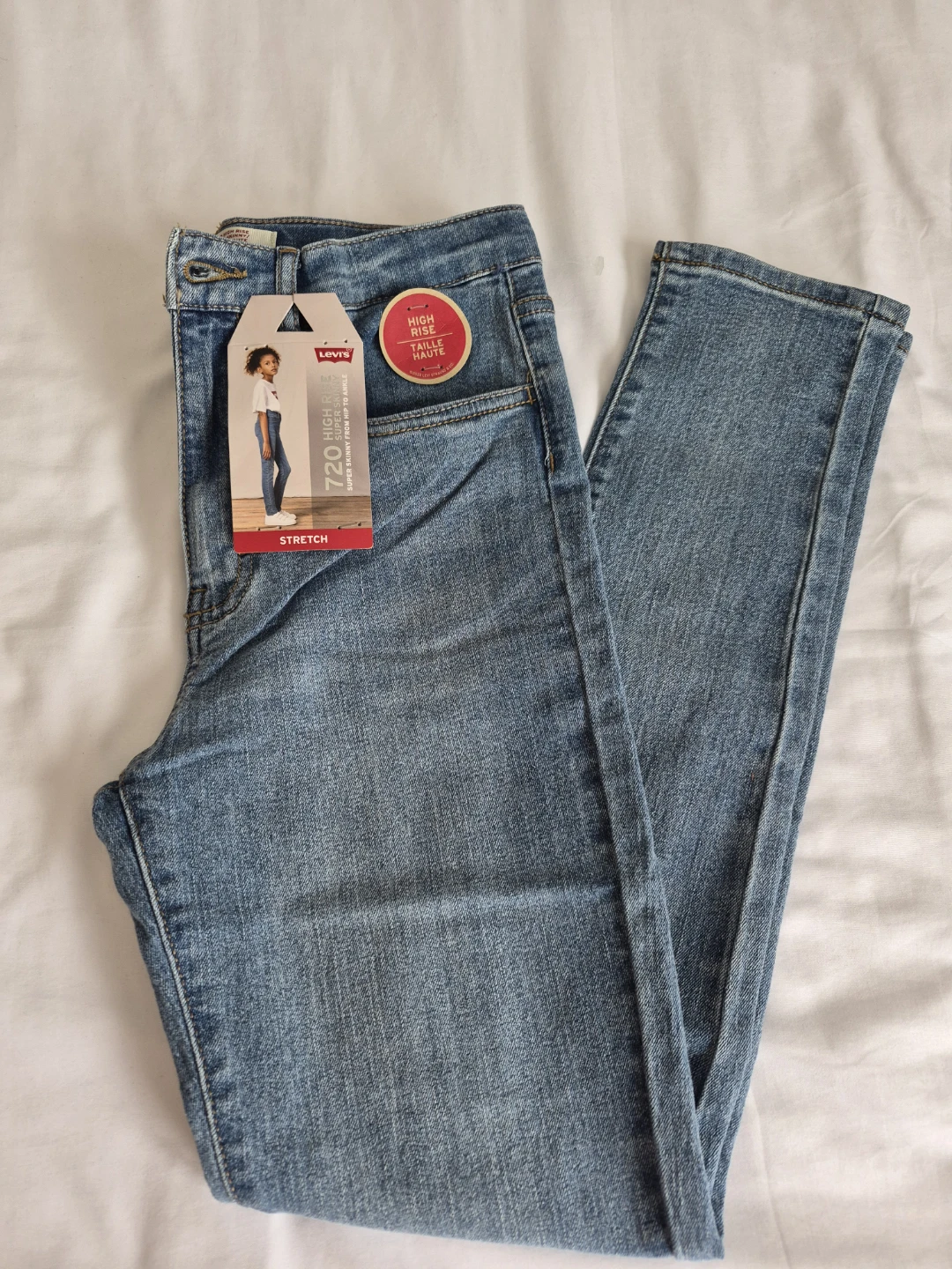 Girl's  High Rise Super Skinny Jeans - Size 14 Regular