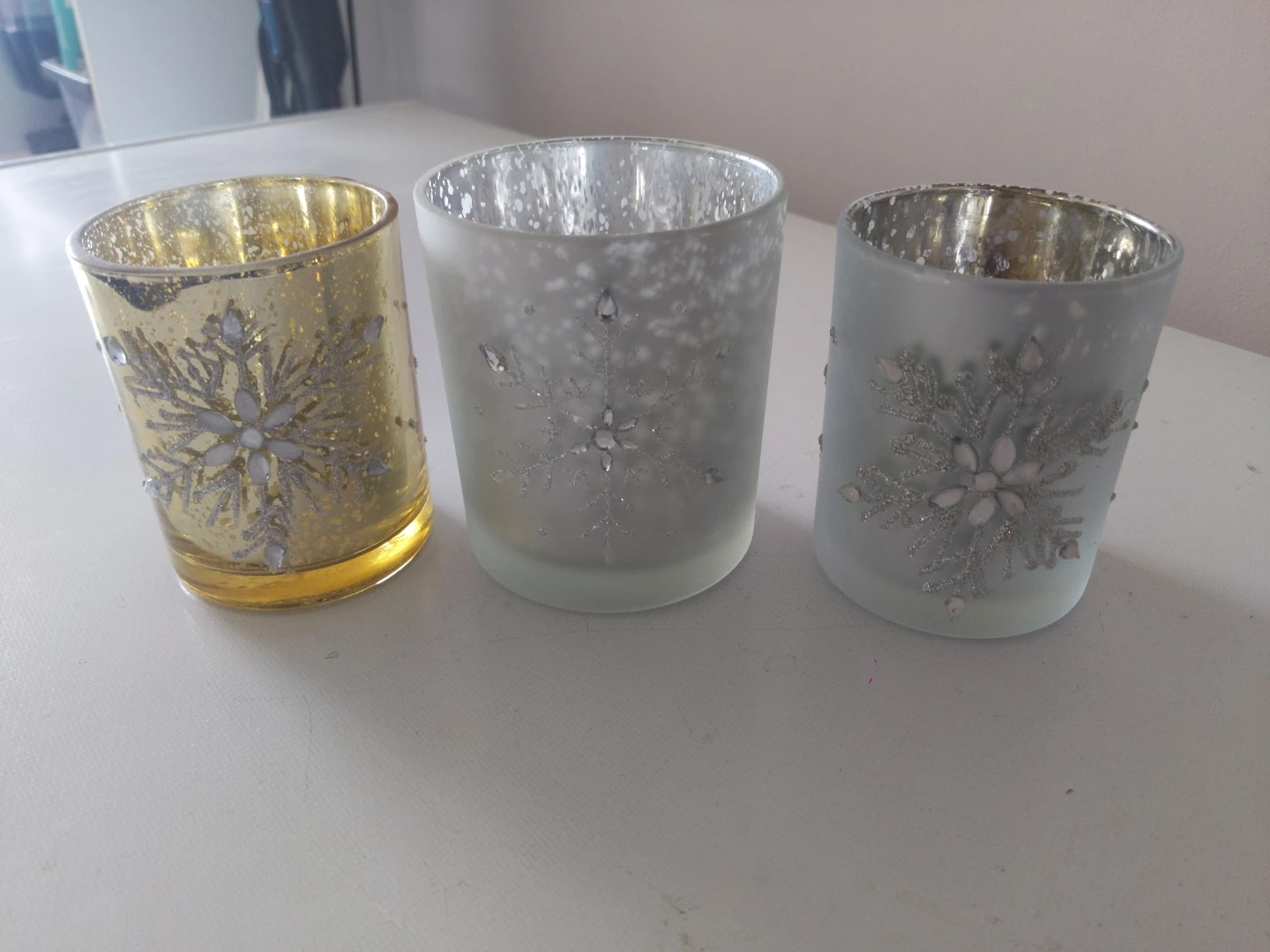 Set of 3 Decorative Candle Holders