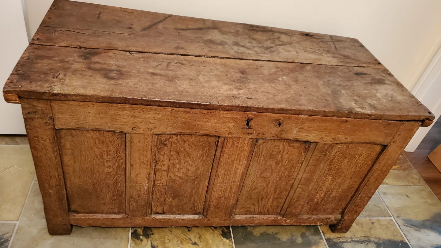 Antique Wooden Chest - photo 2