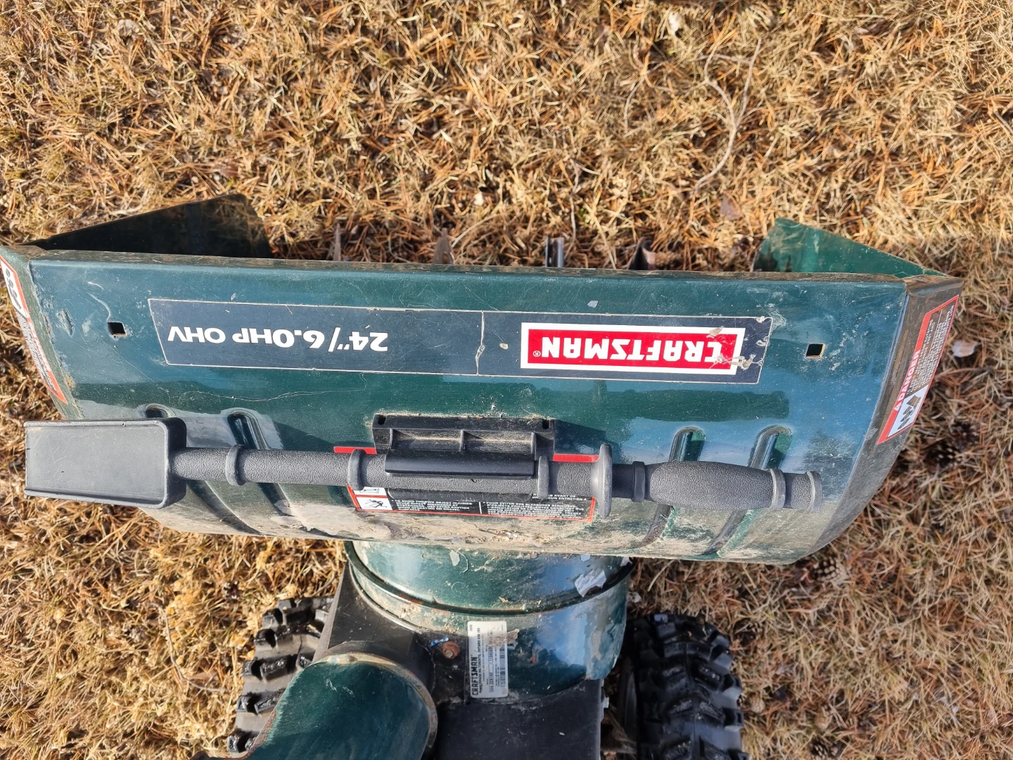 Craftsman 24" 6.0 OHV Snowblower - photo 5